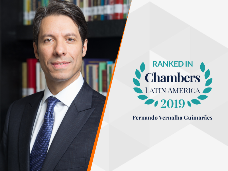 Leia mais sobre o artigo Fernando Vernalha é reconhecido pelo ranking Chambers Latin America 2019
